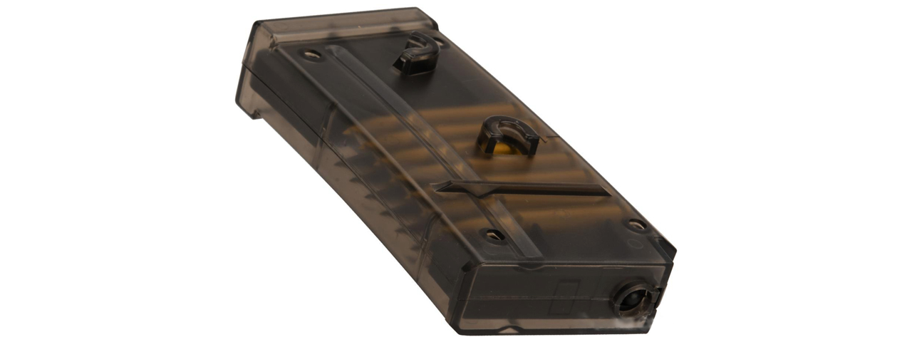 Double Eagle Translucent 40 Round Magazine with Dummy Rounds for M82 LPAEG Airsoft Gun - Click Image to Close